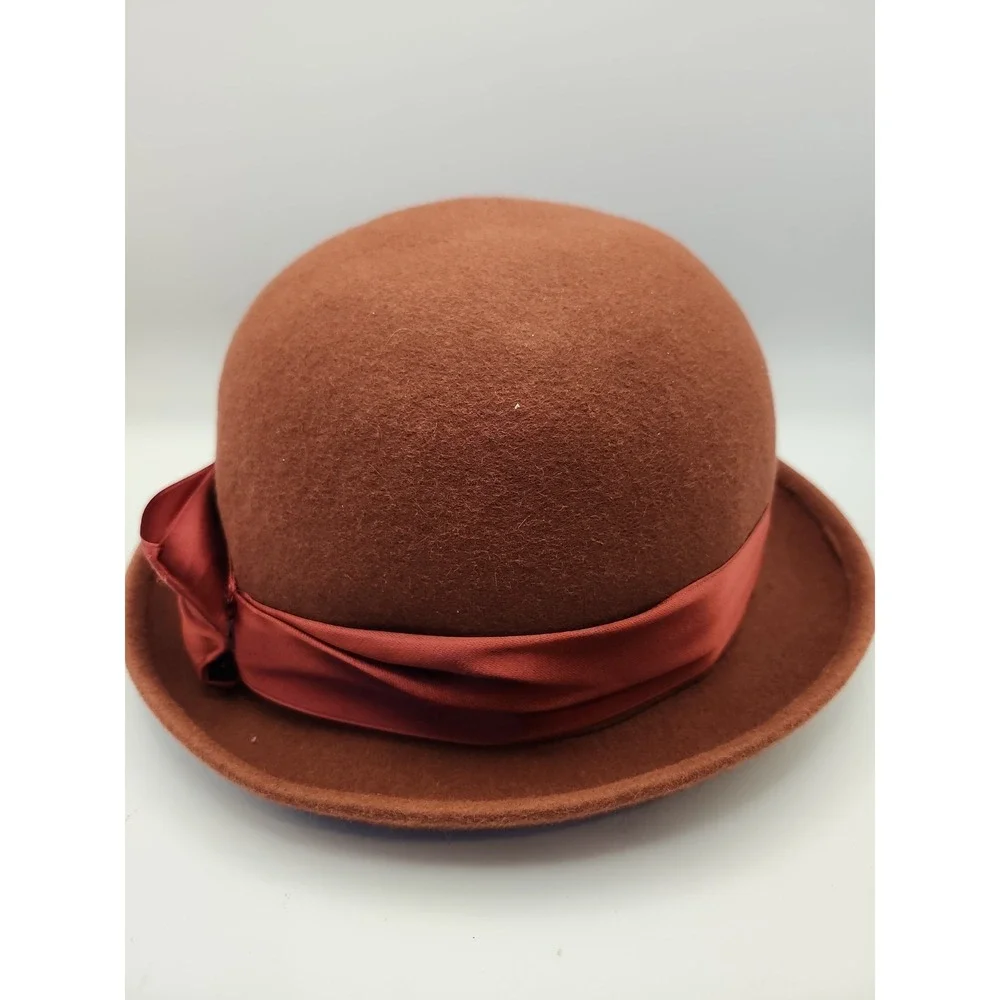 Marie Marcie Soft Felt Bowler Hat Made‎ In France